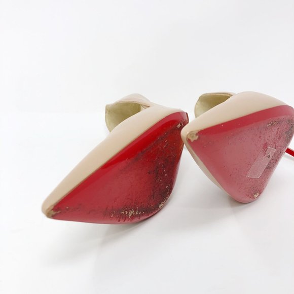 Christian Louboutin Iriza 100mm Half-d'Orsay Red Sole High-Heel Pumps - Picture 5 of 16